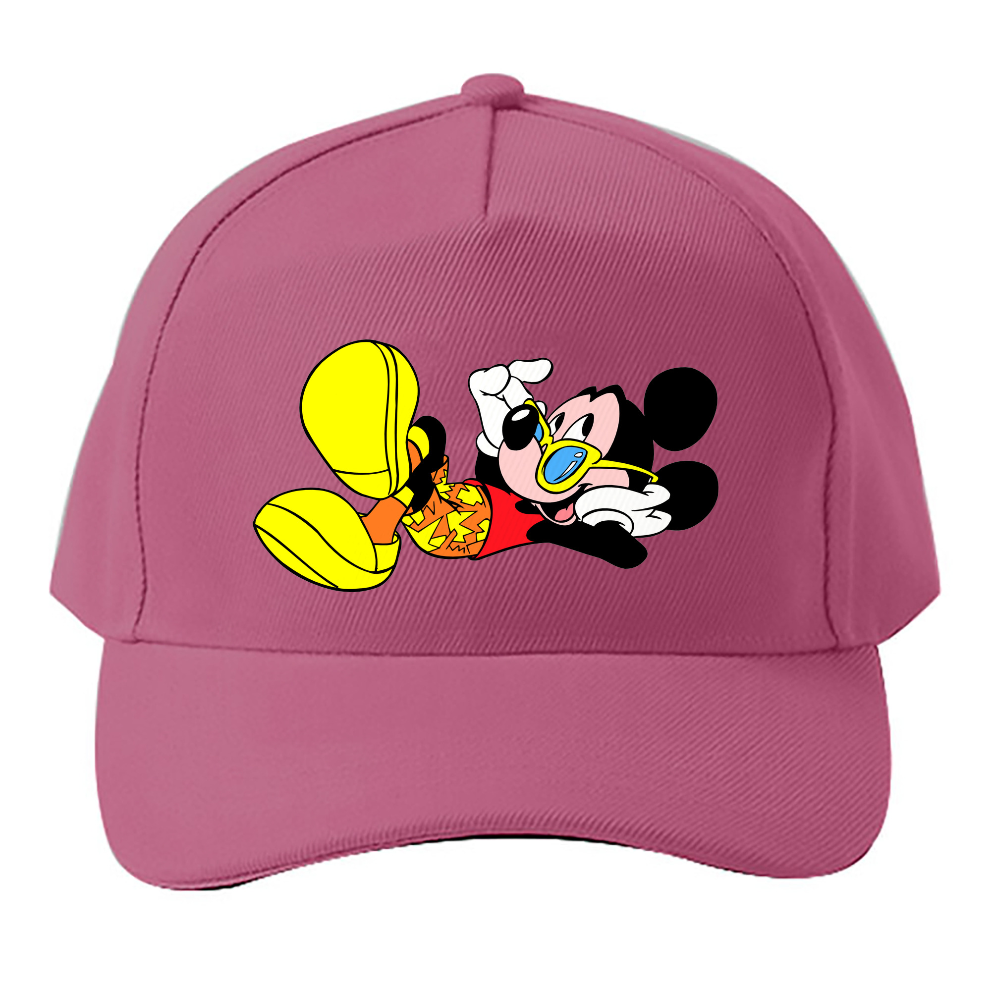 （画像用） ミッキーマウス Mickey Mouse ベースボールキャップ 綿100％ 男女兼用 帽子 スポーツ